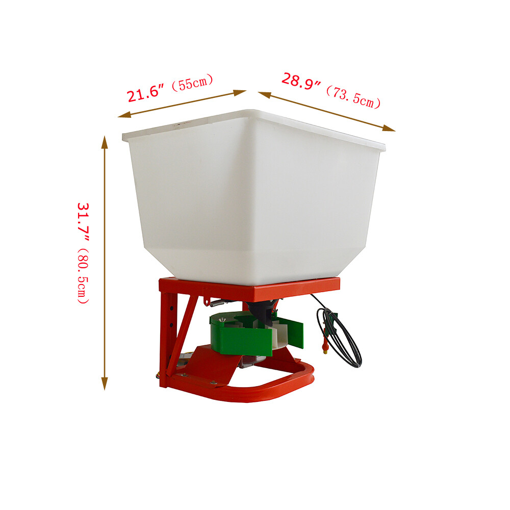 Tractor/ATV Front Broadcast Spreader Electric Seed/Fertilizer Spreader Machine