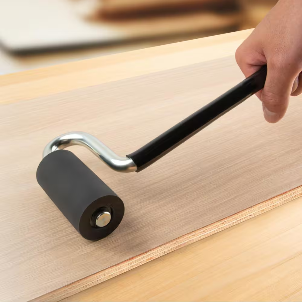 1-1/2 In. X 3 In. Long Handle J-Roller with Rubber Roller