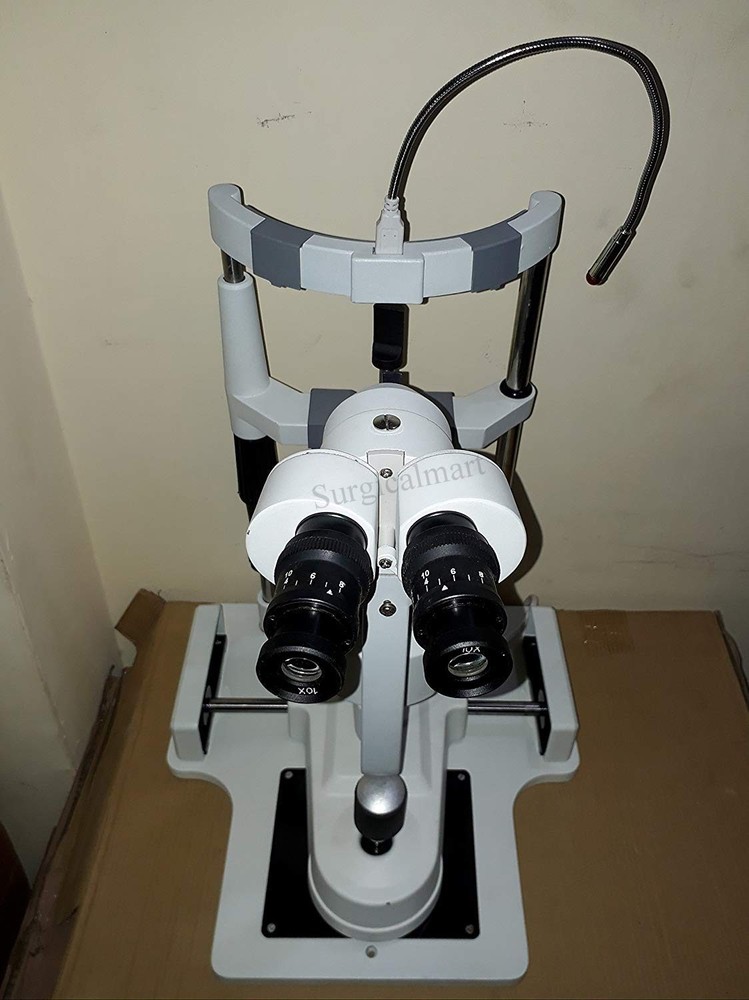 Slit Lamp Microscope Zeiss Type 2 Step Complete With Wooden table
