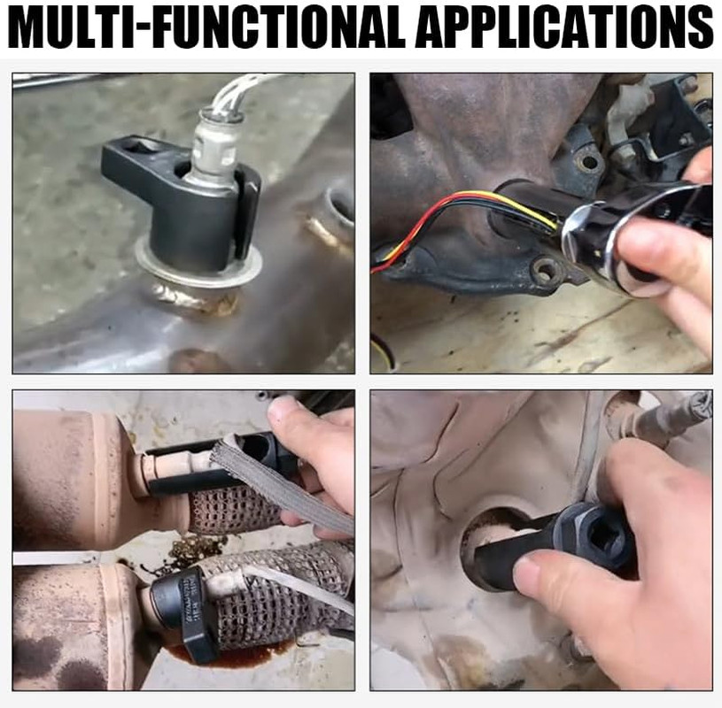 7Pcs Sensor Socket Wrench Set Oil Pressure Sending Unit Master Tool Kit Vehicle