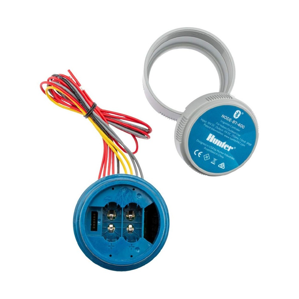 Hunter NODE-BT-100 Bluetooth Battery Operated Sprinkler Controller with Solen...