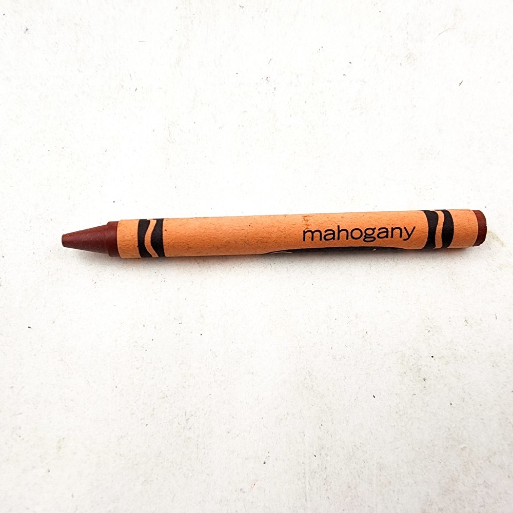 Vintage Crayola Crayons Binney & Smith Mahogany Replacement b