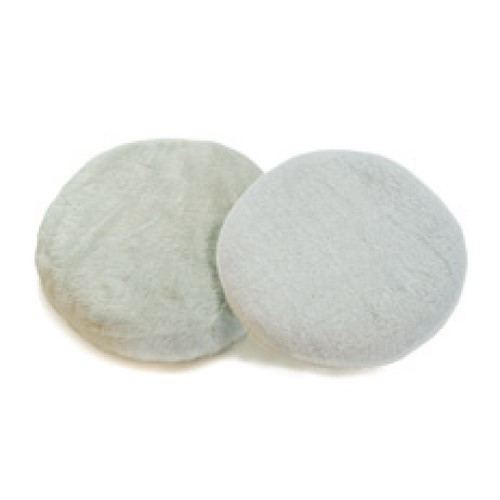 Titan 22502 6" Replacement Bonnets for 22606, Hook and Loop Backing, 2pcs