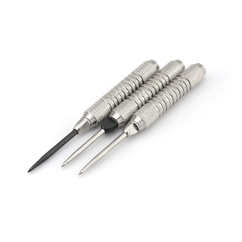 DGHAOP Steel Dart Tips 12pcs Flat Head Replaceable Dart Steel Tip 2BA Thread ...