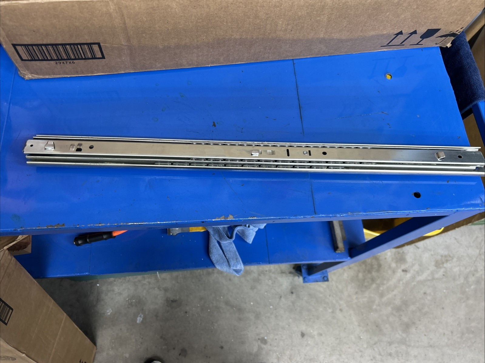 Snap On 8-05388ALRMS L&R Ball Bearing Drawer Slides KRL/KTL ToolBox Roll Cab 27"