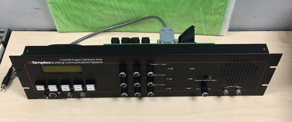 Simplex 5120-9180 Program Distribution Panel