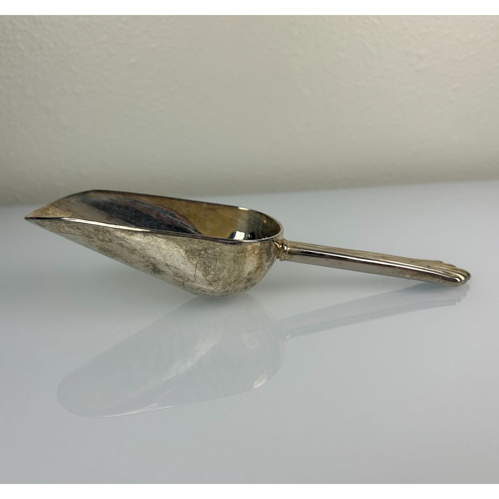 International Silver Company Silver Plated Ice Scoop 8.25" Elegant Home Barware