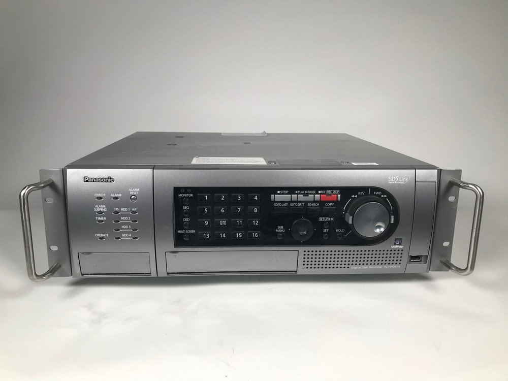 Panasonic WJ-HD616K Digital Disk Recorder Overview