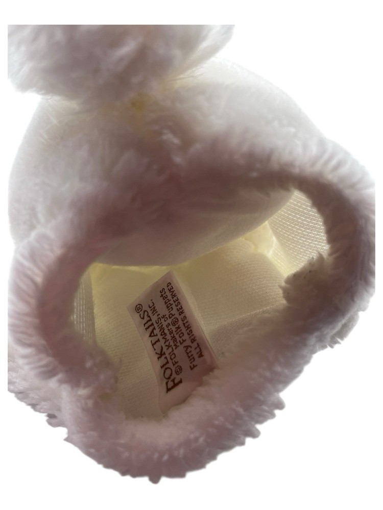 Folkmanis Puppet White Rabbit Bunny 8x5”