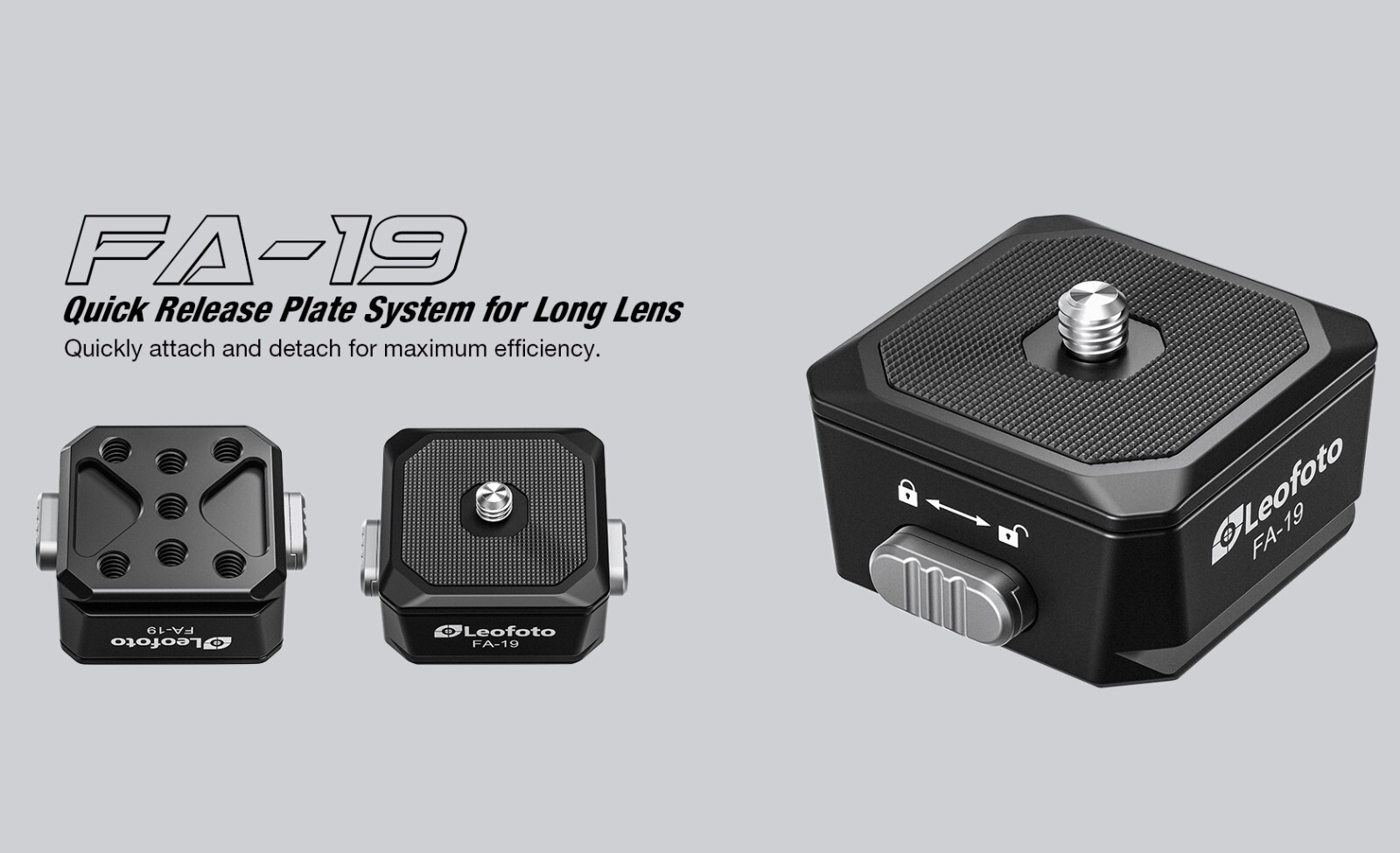 Leofoto FA-19 Quick Link for Long Lens Support Systems