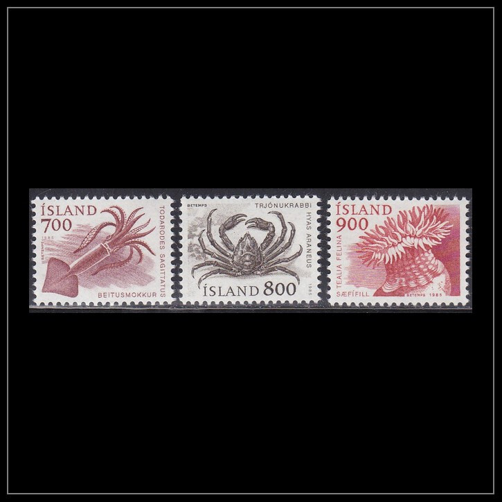 Iceland - 1985 (589-591) Mint never Hinged