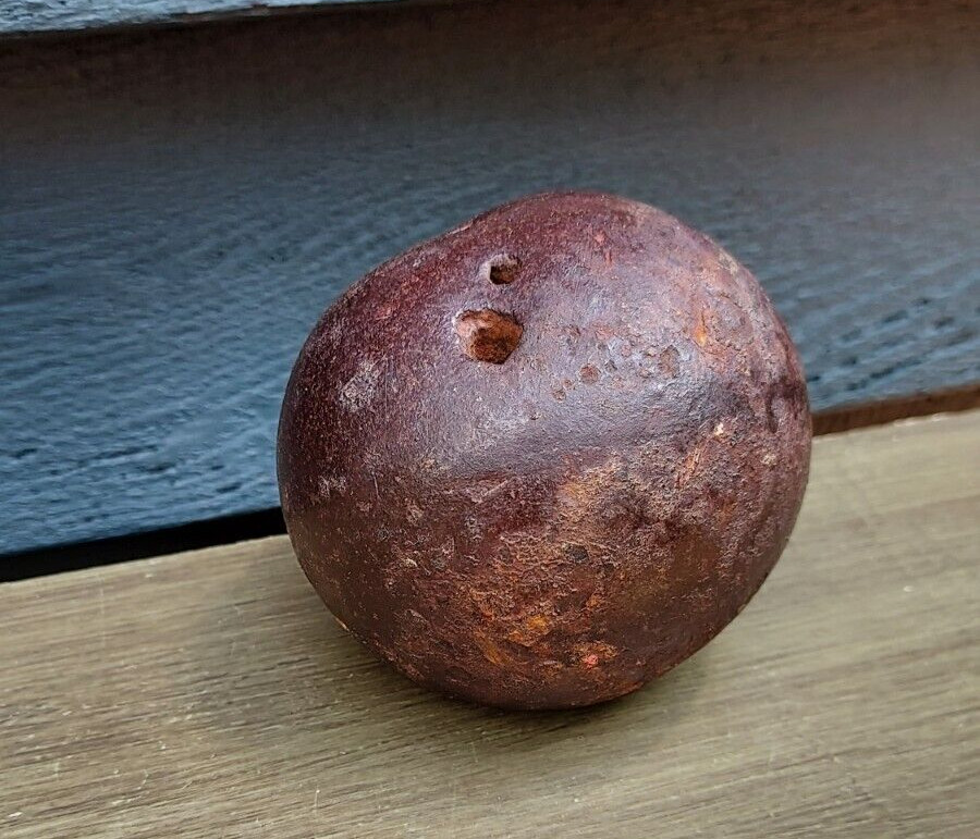 Antique Cannonball 6lb 3" possibly explosive round