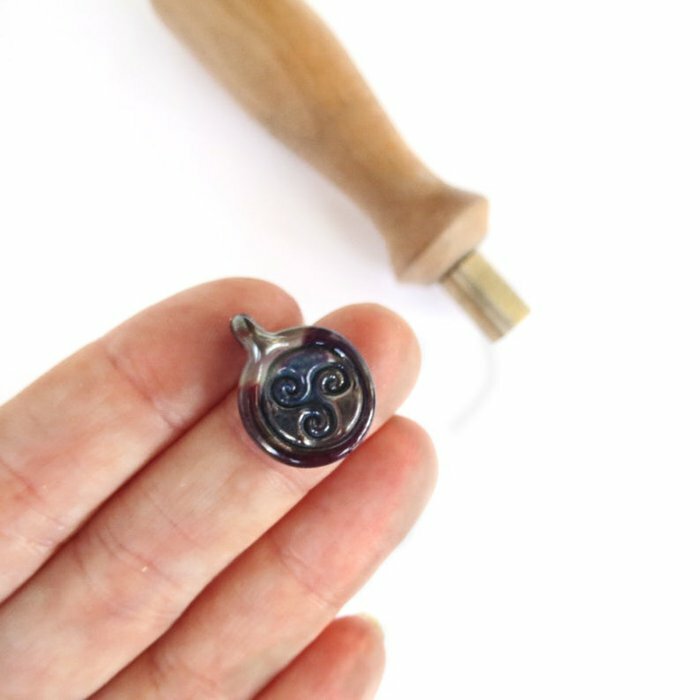 Lampwork Tool - Triskelion Stamp for Glass Beads Making