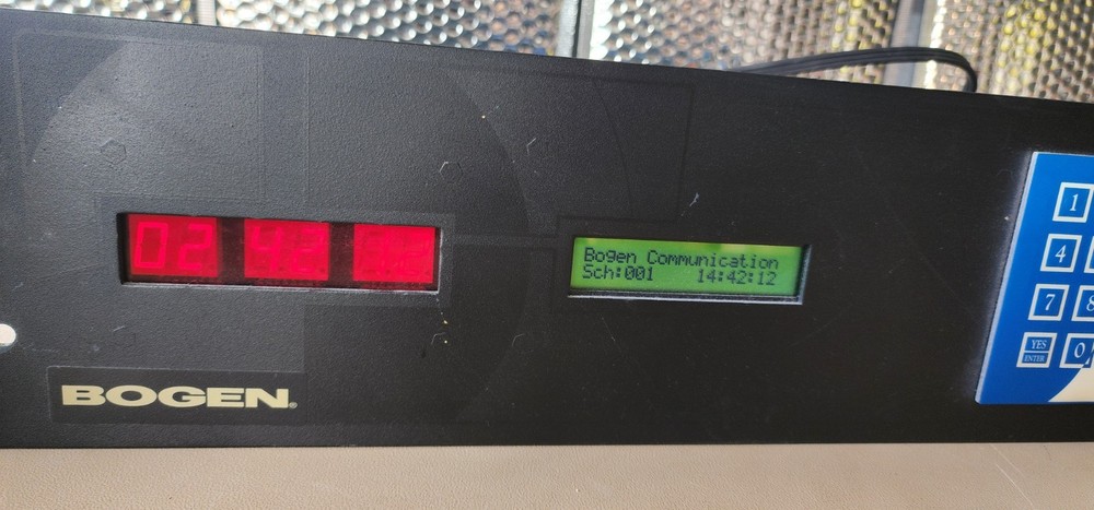 'BOGEN BCMC 300-00K-1 MASTER CLOCK CONTROLLER