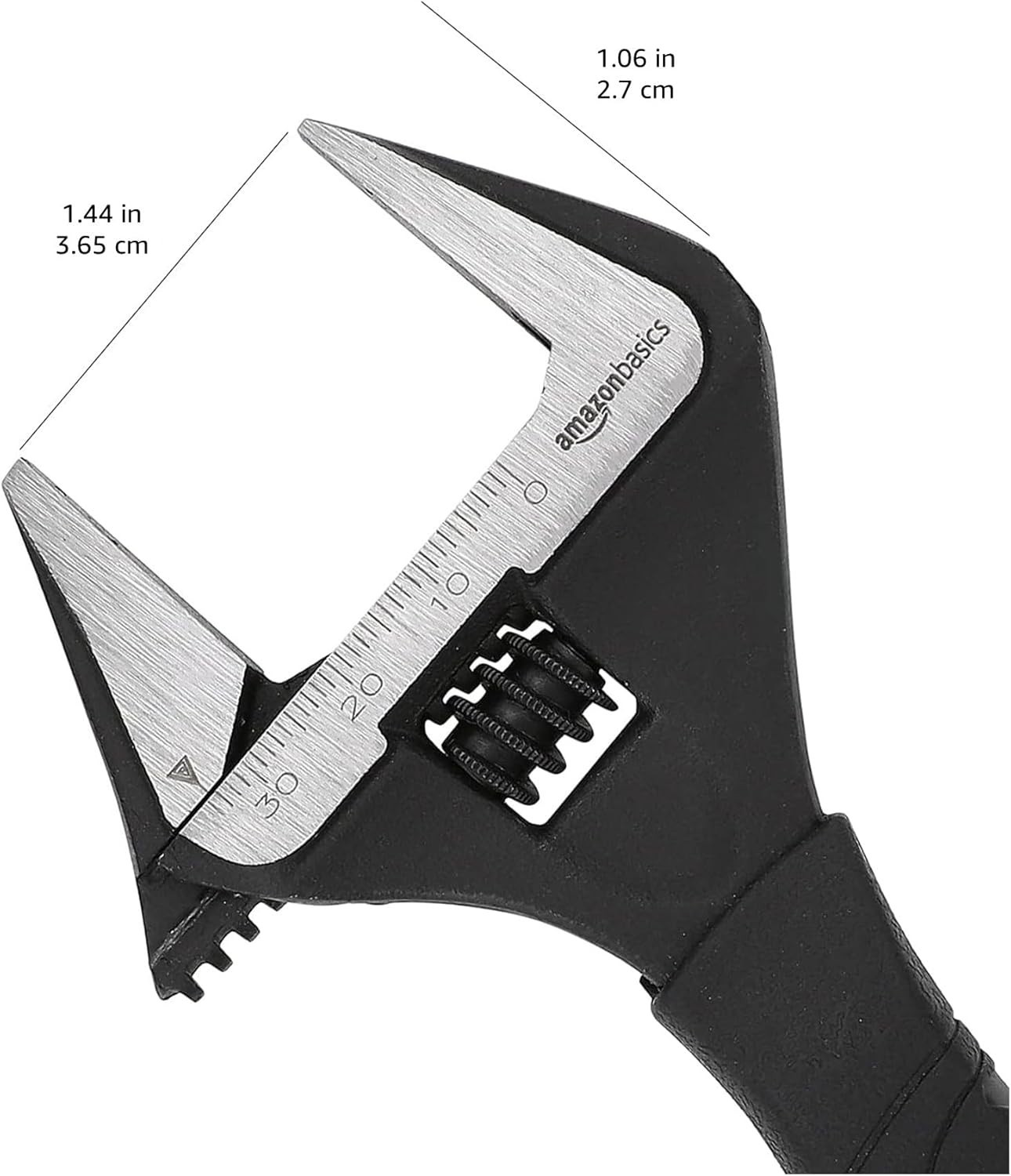 Versatile 6.34-Inch Soft Grip Adjustable Wrench for Auto and Plumbing Repairs