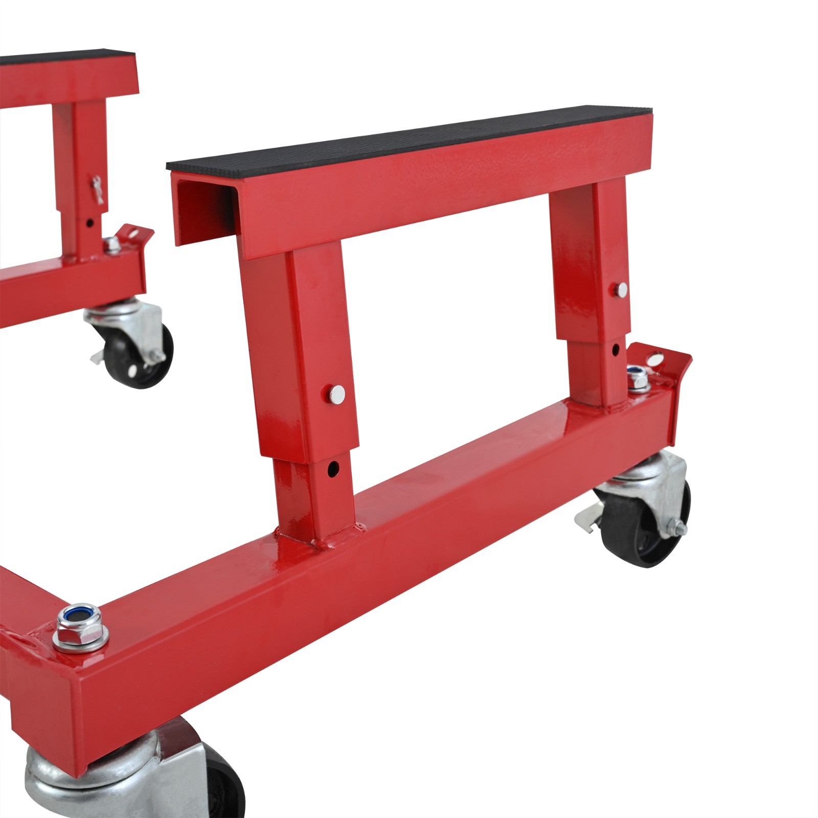 ATV Motorcycle Engine Cradle Dolly, Motorcycle Dolly, Engine Stand ,Red