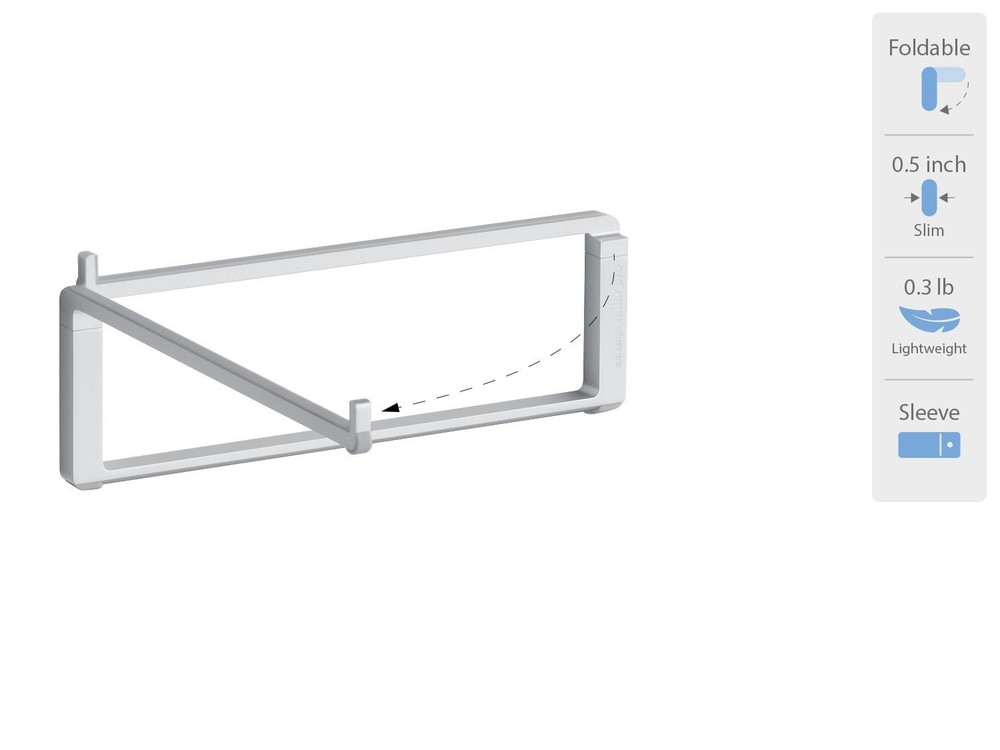 mBar Pro Foldable Laptop Stand - Silver (10082) Pro,