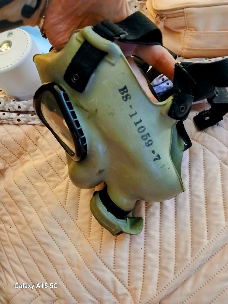 1942 WW2 Gas Mask Dated