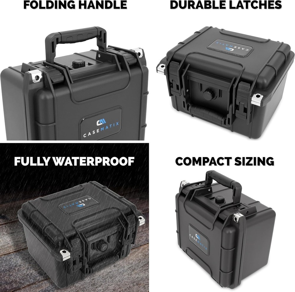Crushproof Card Container with Dividers