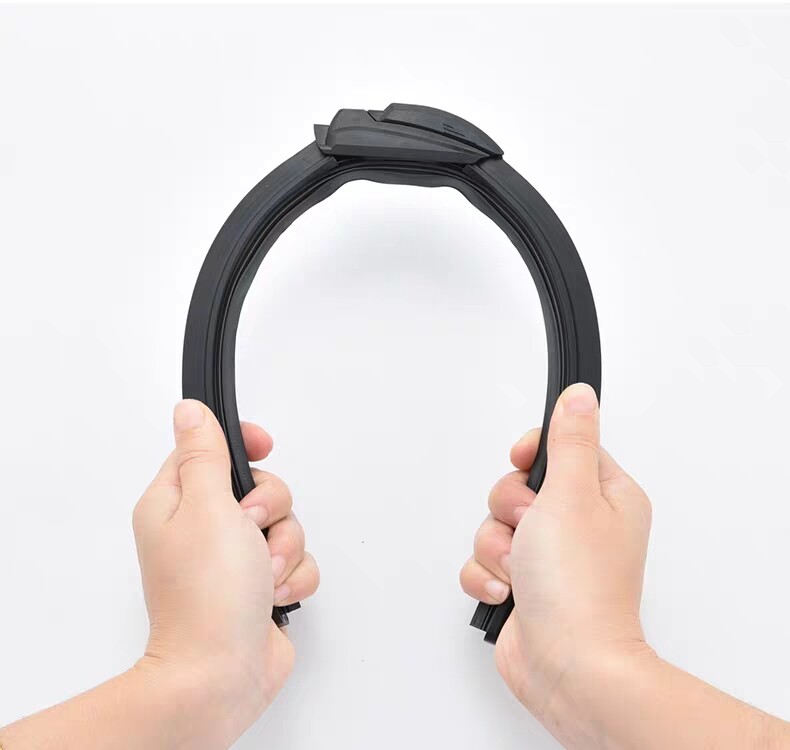 Pair Windshield Wiper Blades J-hook Quality 22" & 22" Inch Bracketless Frameless