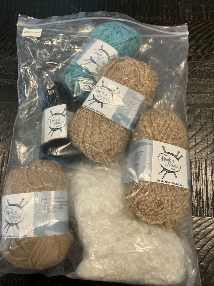 Annie’s Hook & Needle Teddy Bear Crochet/Knit Kit