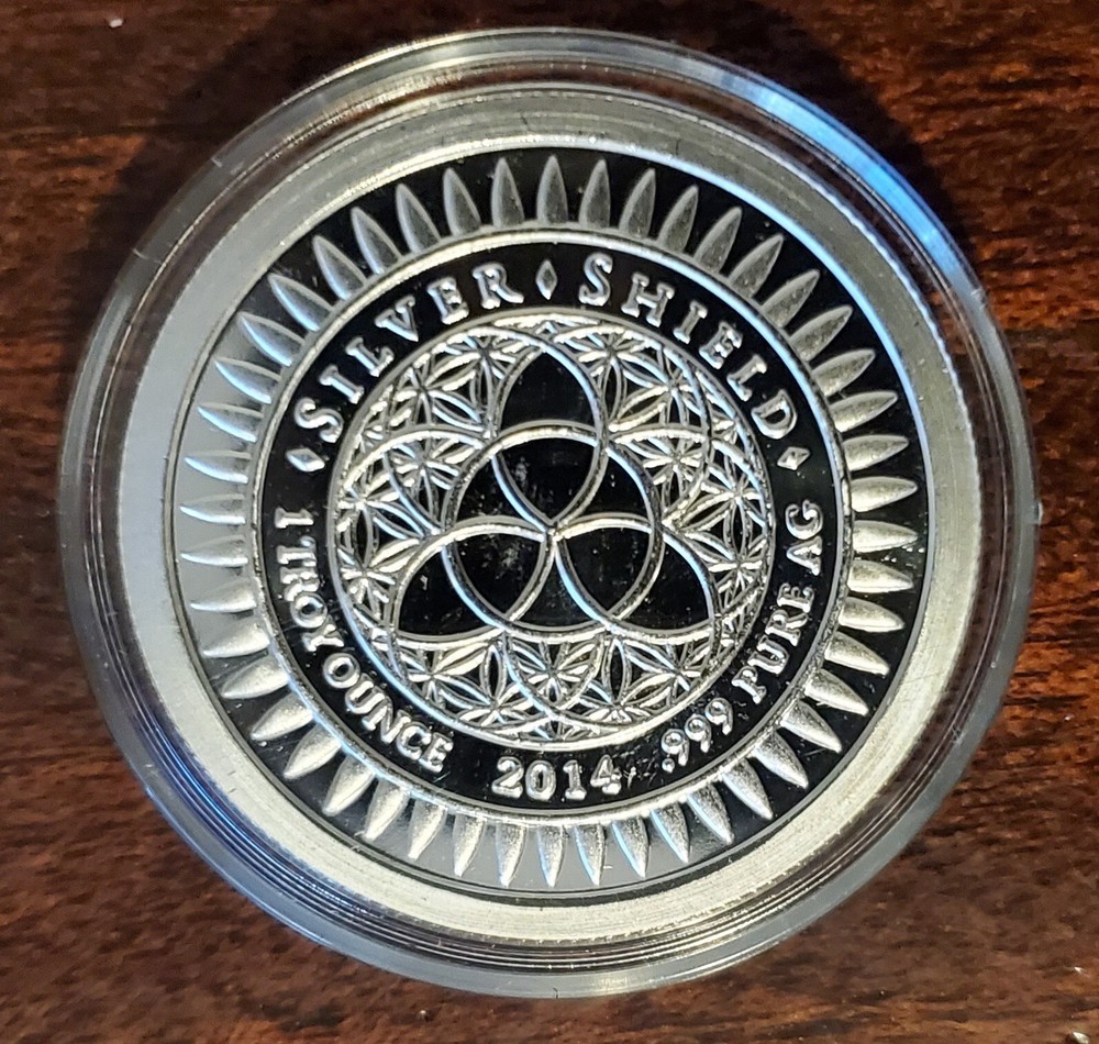 2014 Silver Shield Standing Freedom Proof Round