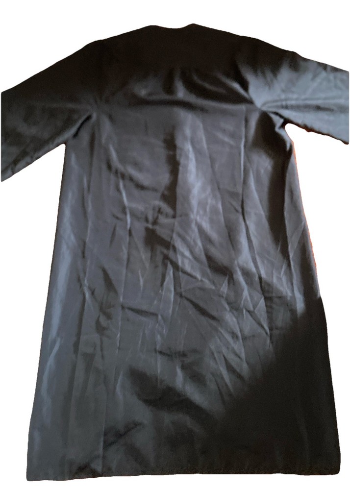 Jostens Solid Black Graduation Gown Size 5’10”-6’ *Read Description*
