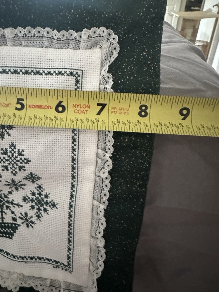Vintage Needlepoint Christmas’s Tree Wall Hanger