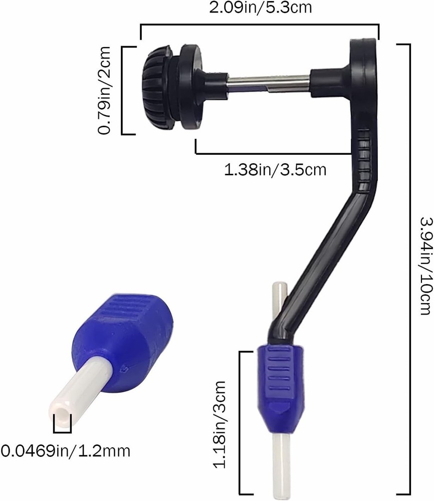 2 Adjustable Tension Fly Tying Bobbin Holder Disc Drag Bobbin Holder Ceramic