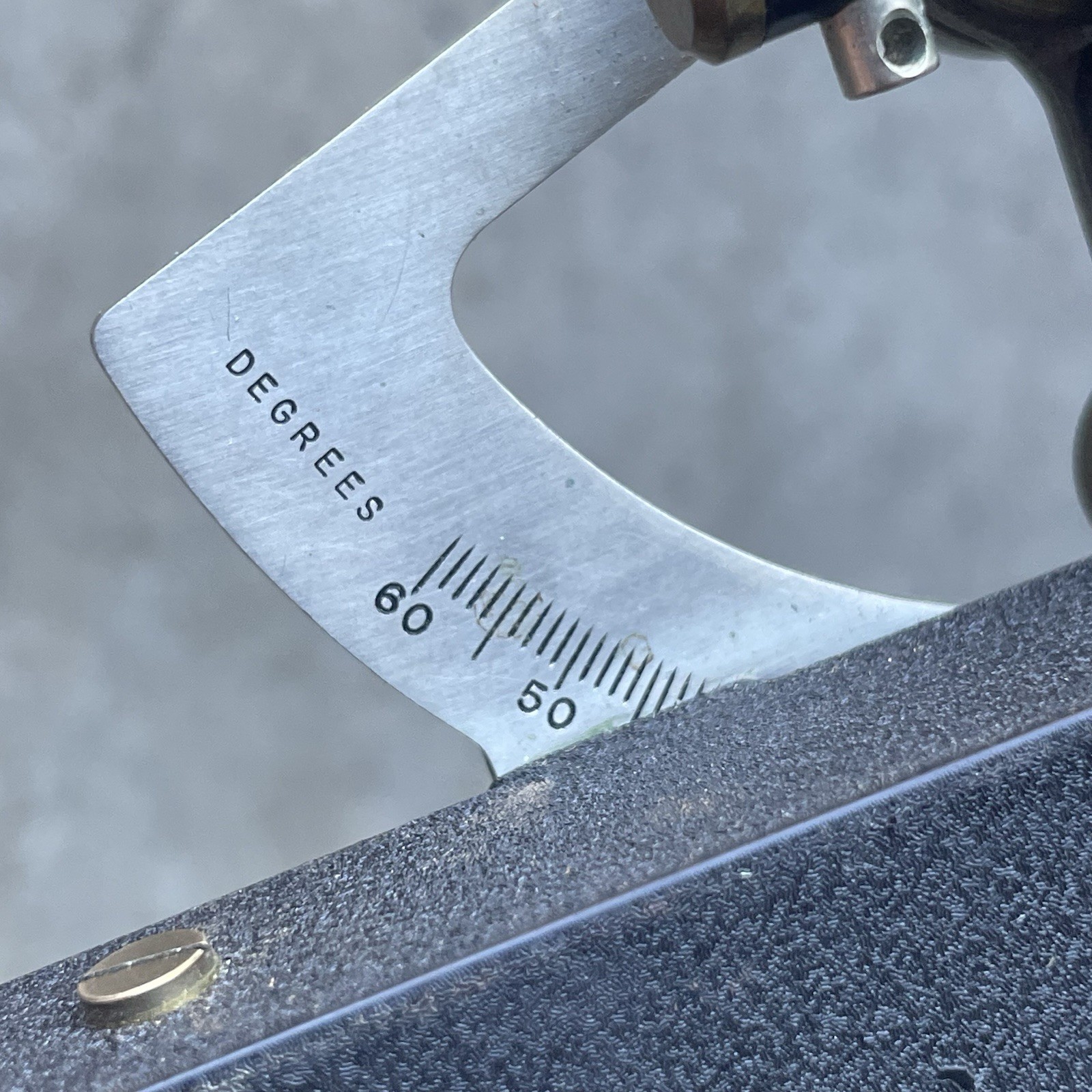 Vintage Keuffel & Esser (K&E) Abney Level Clinometer –With Original Leather Case