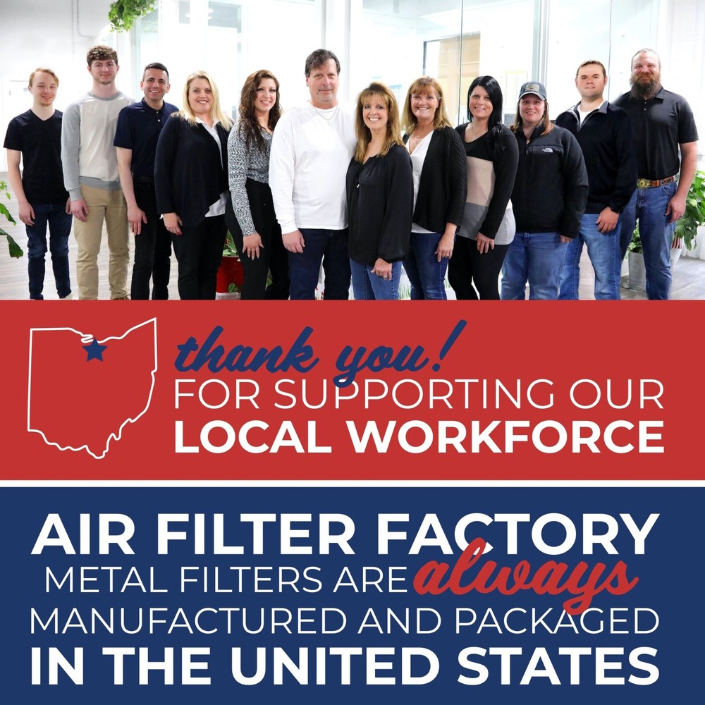 Compatible Whirlpool WP56001069 Grease Mesh Microwave Range Hood Filter (2 Pack)