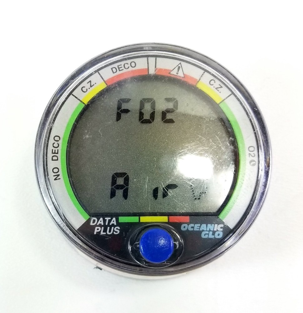 Oceanic Data Plus Air & Nitrox Puck Scuba Dive Computer + Manual EXCELLENT #5095