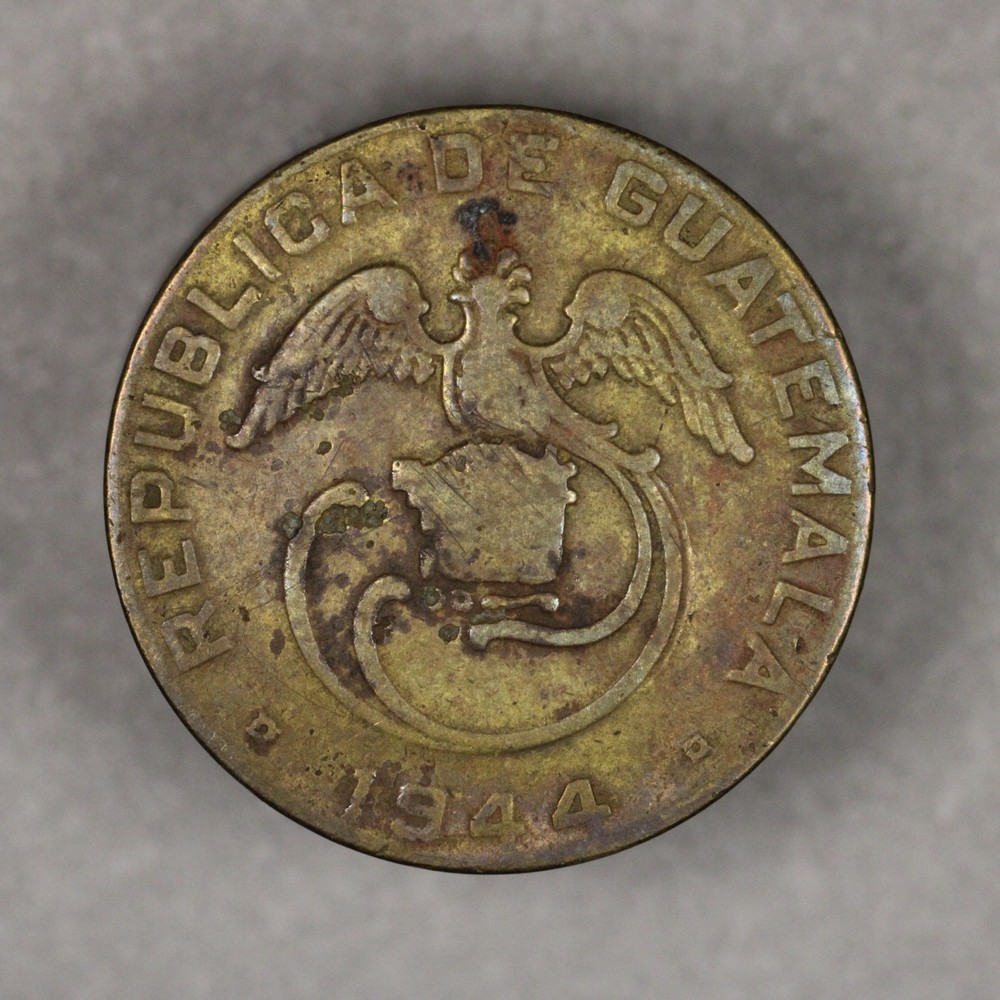 1944 Guatemala 2 Centavos