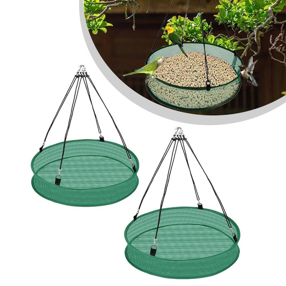 Polyester Bird Feeder Tray Designed for Outdoor Elements and Easy Maintenance
