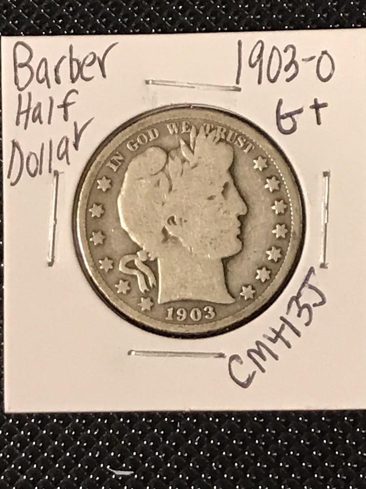 1903-O Barber Half Dollar   G+