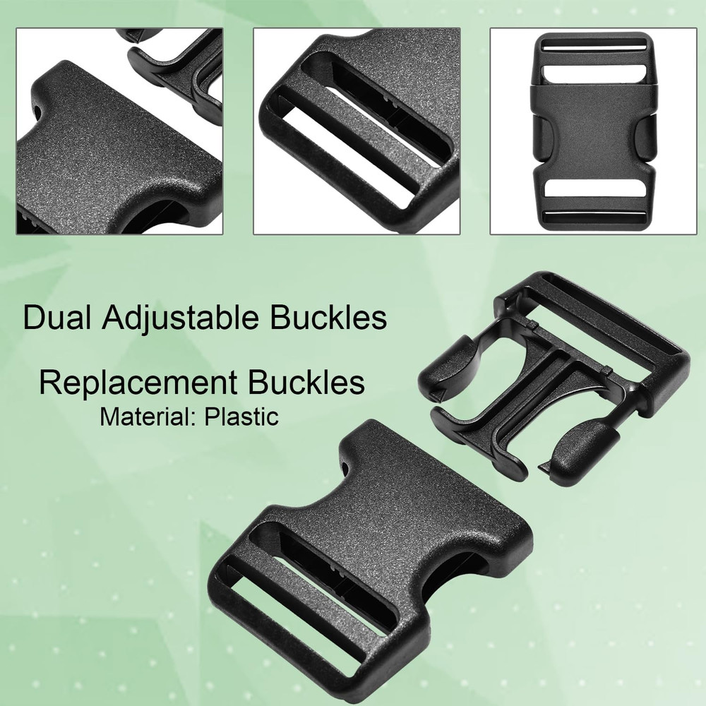 Quick Side Release Plastic Buckle Clips Snaps for Webbing