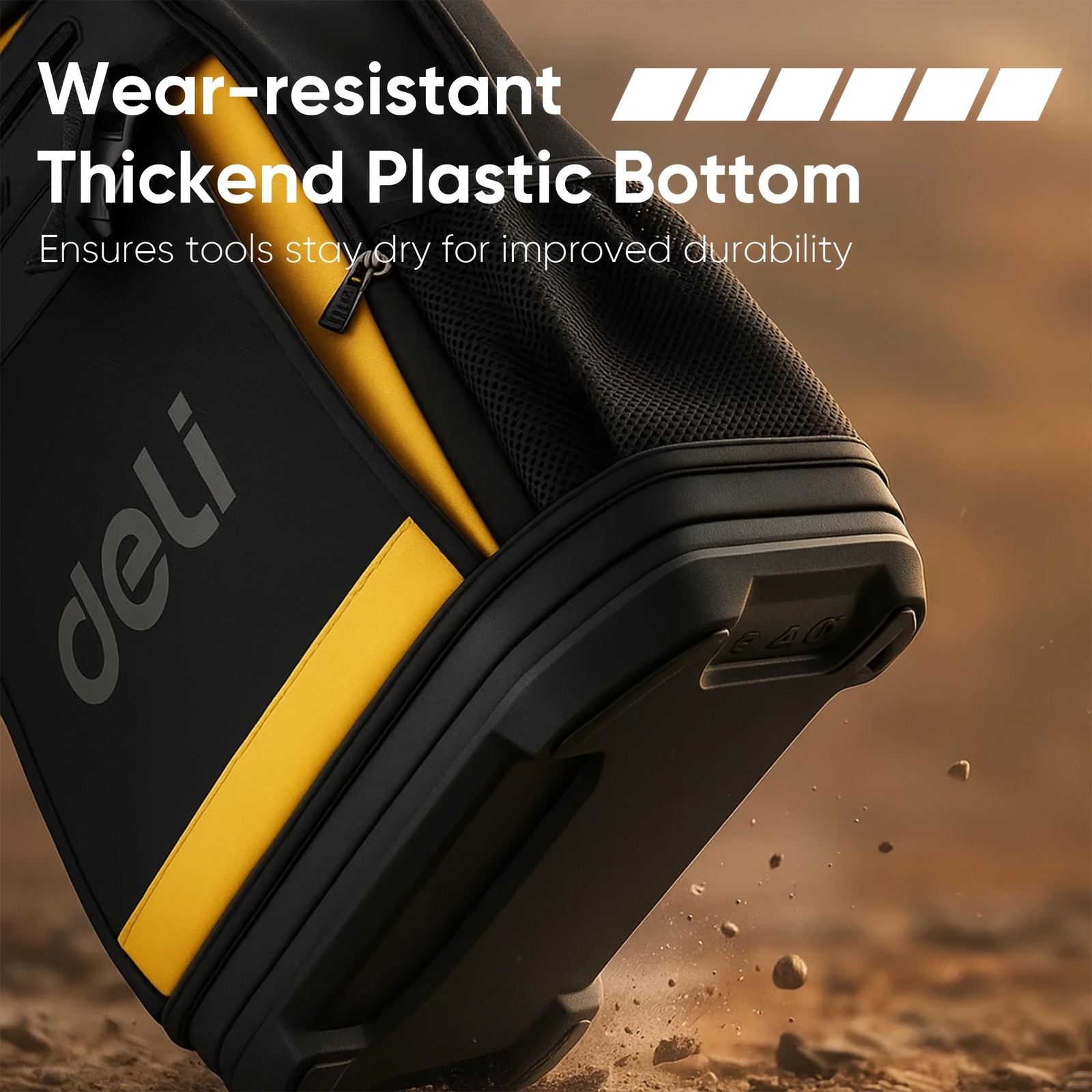 Steelite Heavy-Duty Portable Tool Backpack Organizer with Multiple Compartments