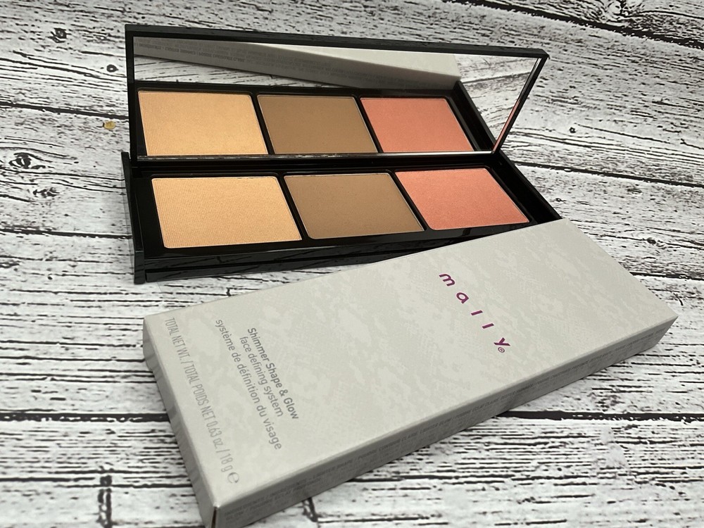 2 Mally Shimmer Shape & Glow Face Defining System (0.63oz / 18g) Deeper