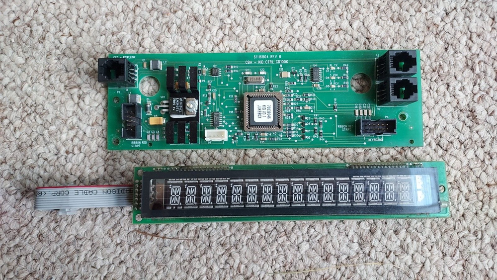 ROWE AMI JUKEBOX CD100A DIGITAL DISPLAY with CTRL BOARD 61116804