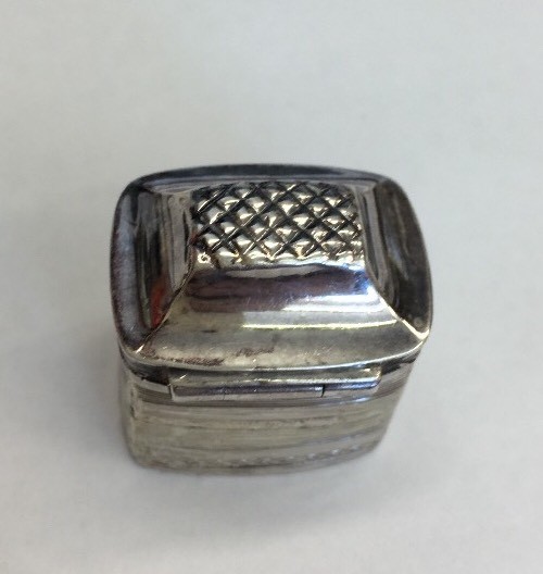 Antique Solid Silver Hallmarked Dutch Pill / Snuff Box Decorative Circa 1844