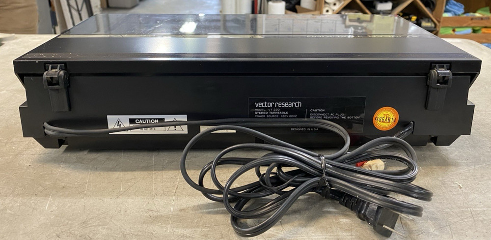 Vintage Vector Research VT-320 Turntable Linear Tracking Record Player *REPAIR*