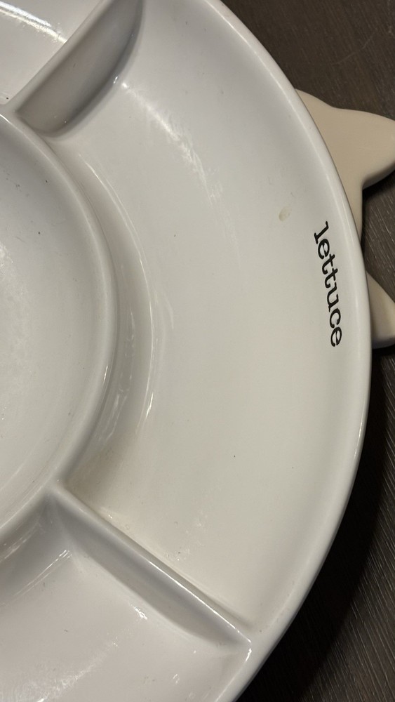 Large mud pie serving Platter For Taco’s 14 In