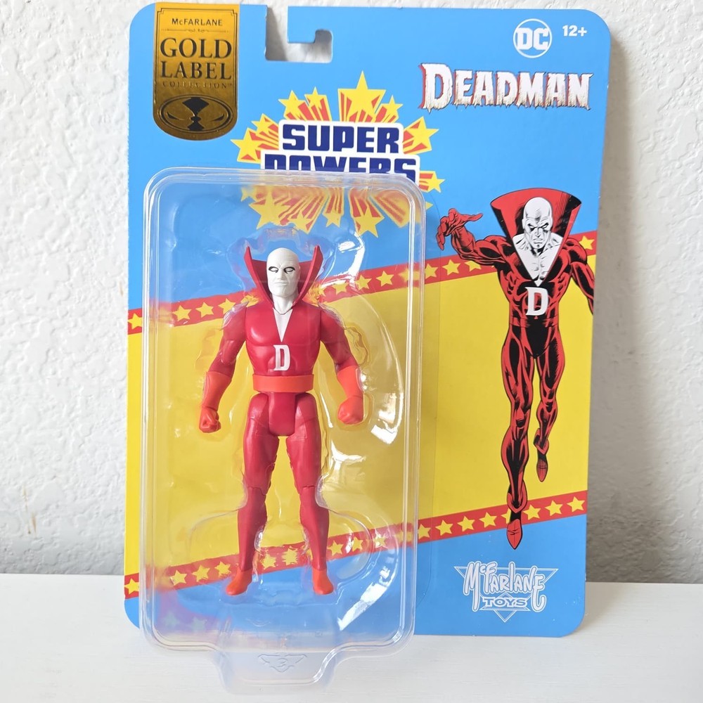 McFarlane Toys DC Super Powers CYBORG and DEADMAN Gold Label bundle