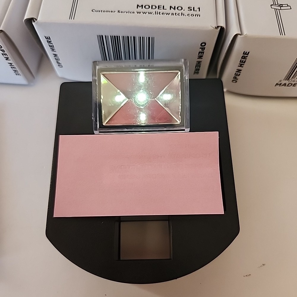 LED Light For Home Security Yard Sign Post Solar Dusk Sensor 4pc