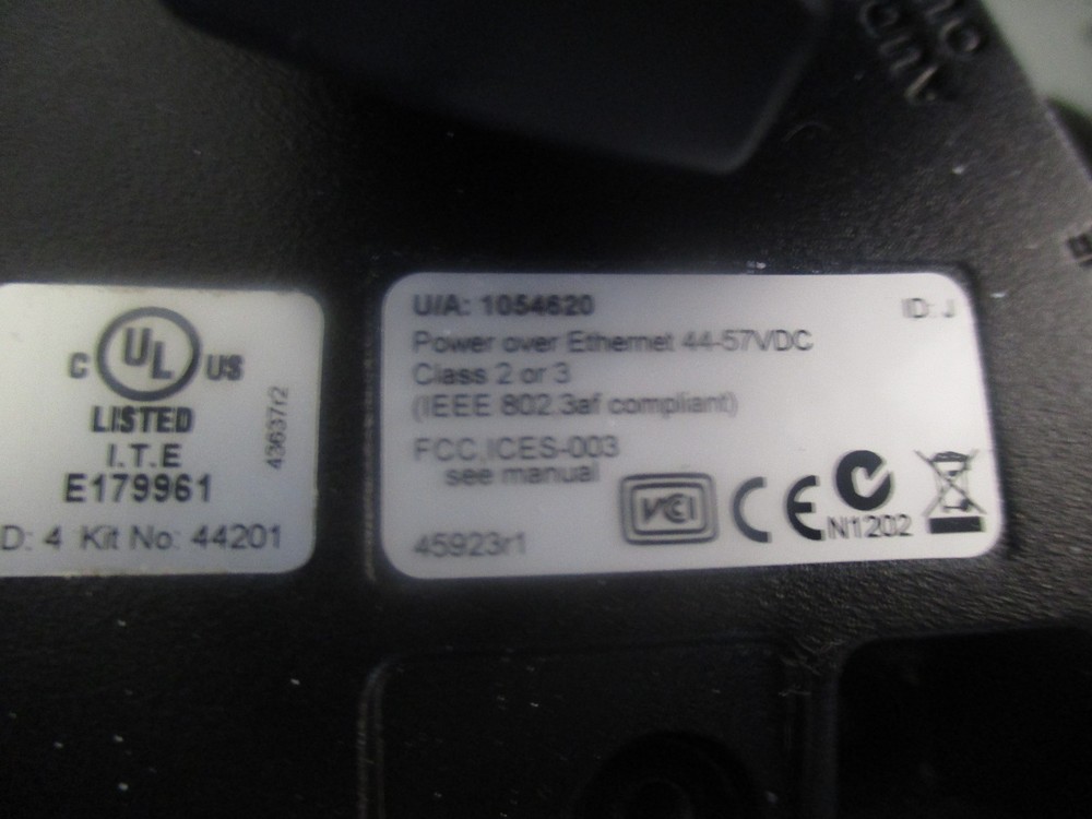 Axis Model: P3364 12MM Security / Surveillance Camera. PN: 0484-01-01.