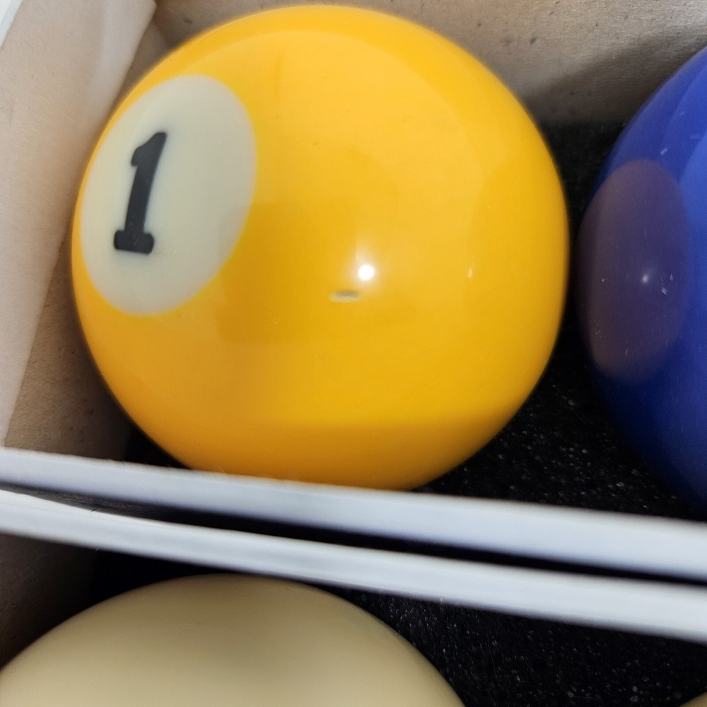 Sportcraft Billiard Balls Set Complete 2.25 Inch Diameter