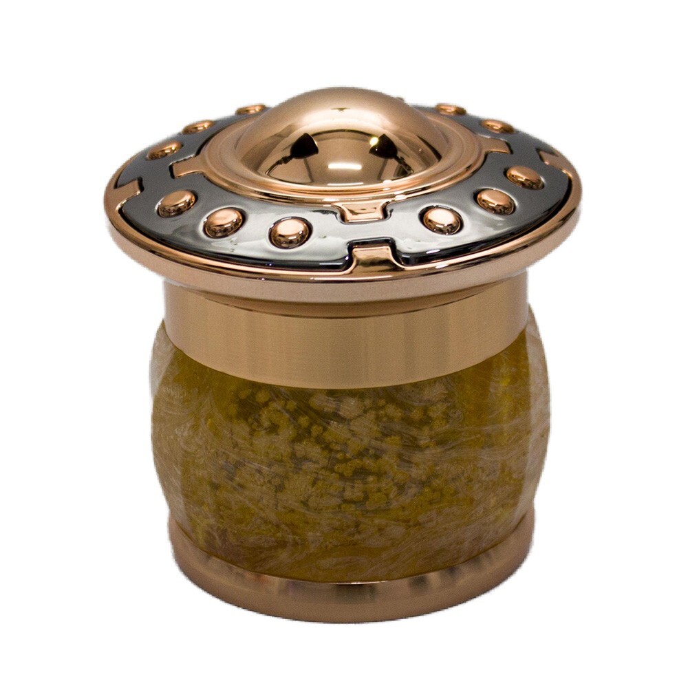 2.2" UFO Spice Herb Tobacco Grinder Herbal Metal Smoke 4 Piece Crusher Gift