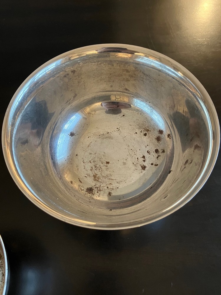 Wm Rogers Paul Revere Reproduction Set of 2 Small Silverplate Candy/Nut Bowls