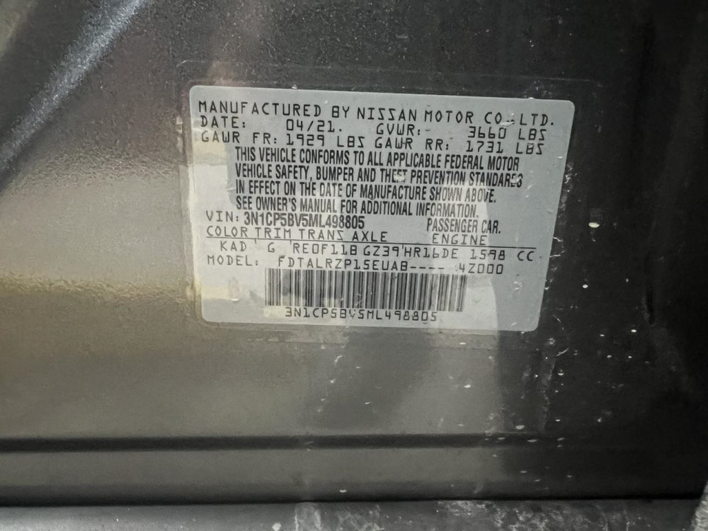 Speedometer Cluster MPH Without 7.0" Display Fits 21-24 KICKS 213695