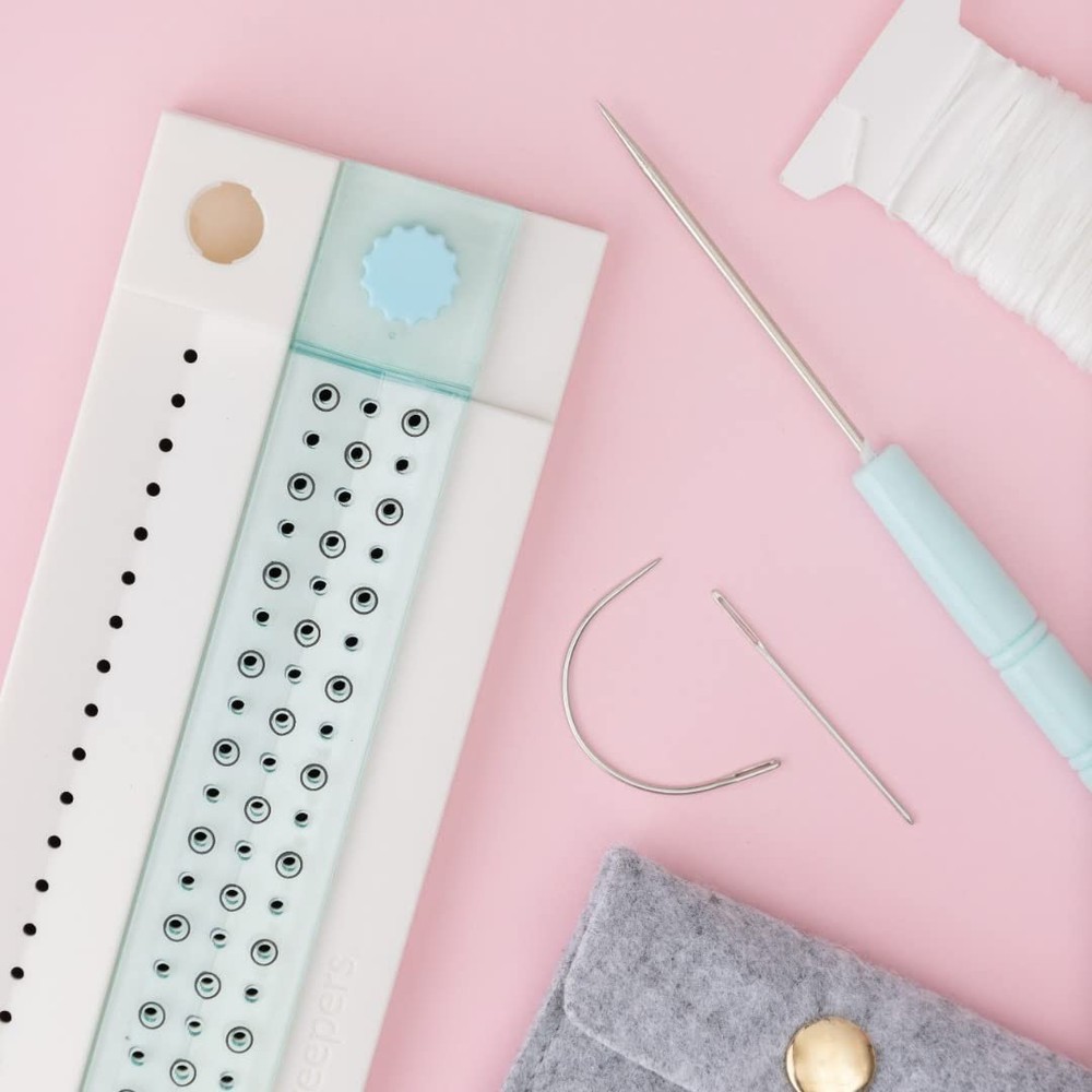 , Journal Book Binding Punch Guide Set, Includes Guide, Awl, Curved and Strai...